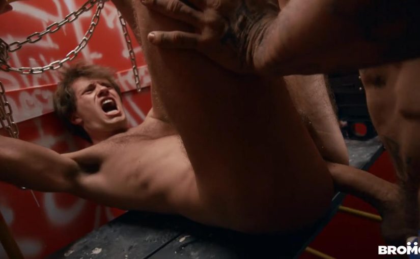 Chained And Double Banged: Bareback